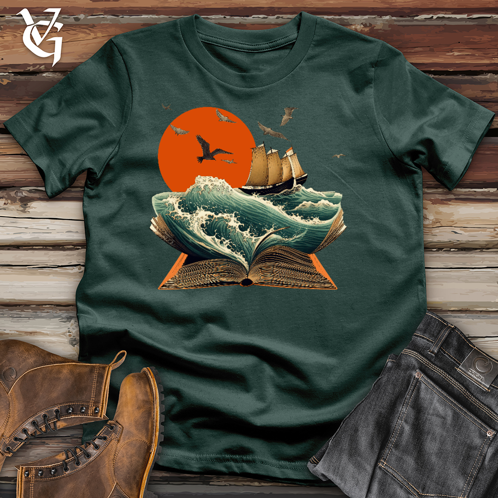 Viking Goods Waves Of Knowledge Cotton Tee Forest / L