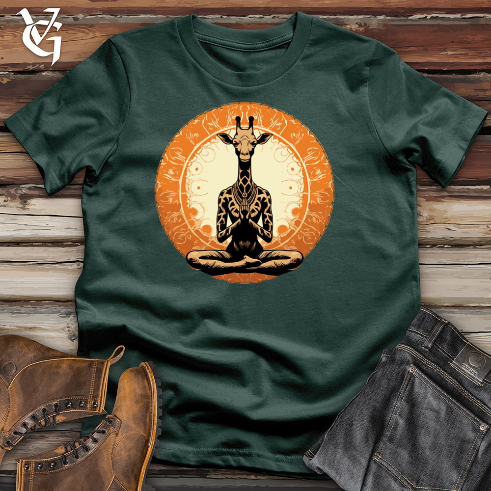 Viking Goods Zenful Giraffe Stretch Cotton Tee Forest / L