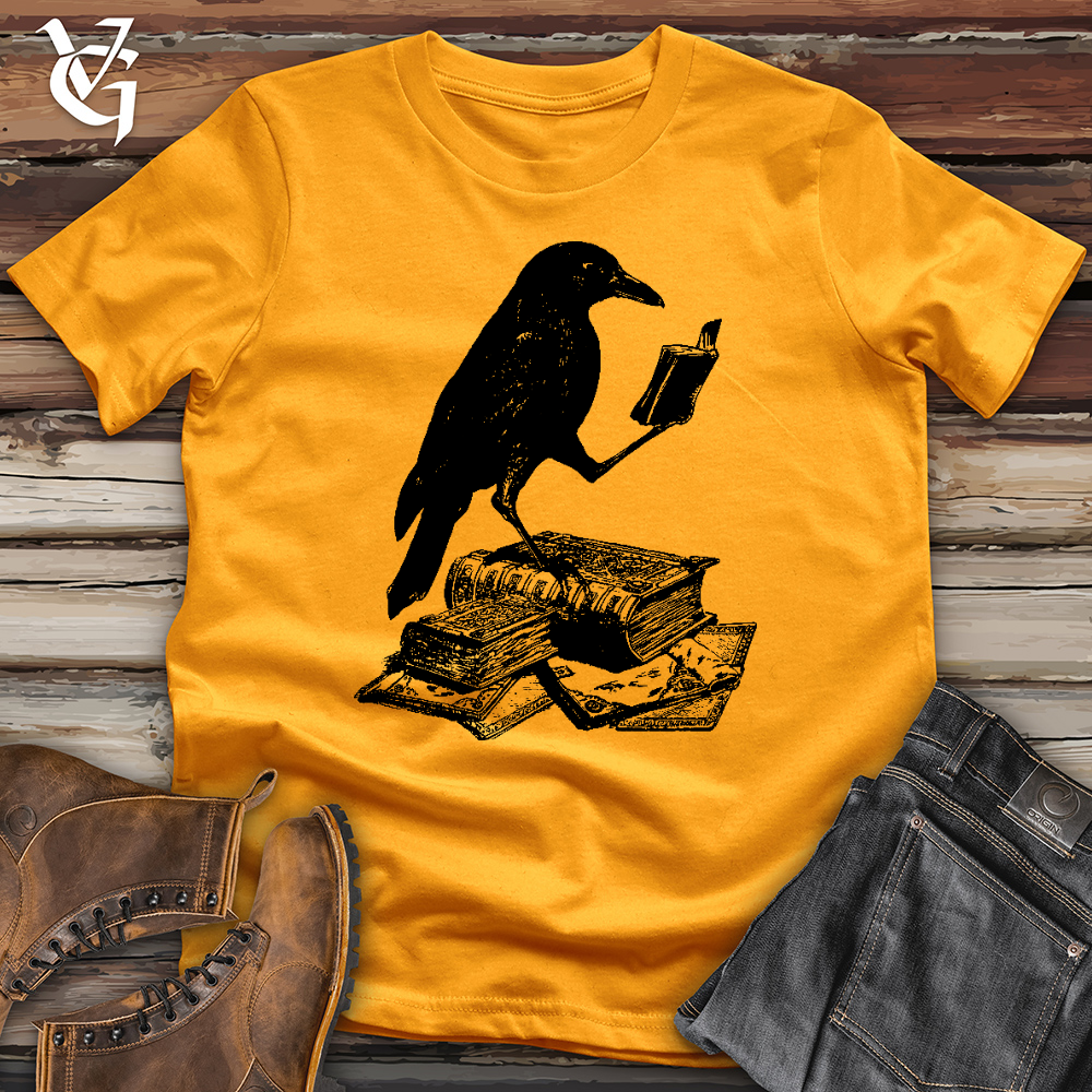 Viking Goods A Little Light Reading Cotton Tee Gold / L