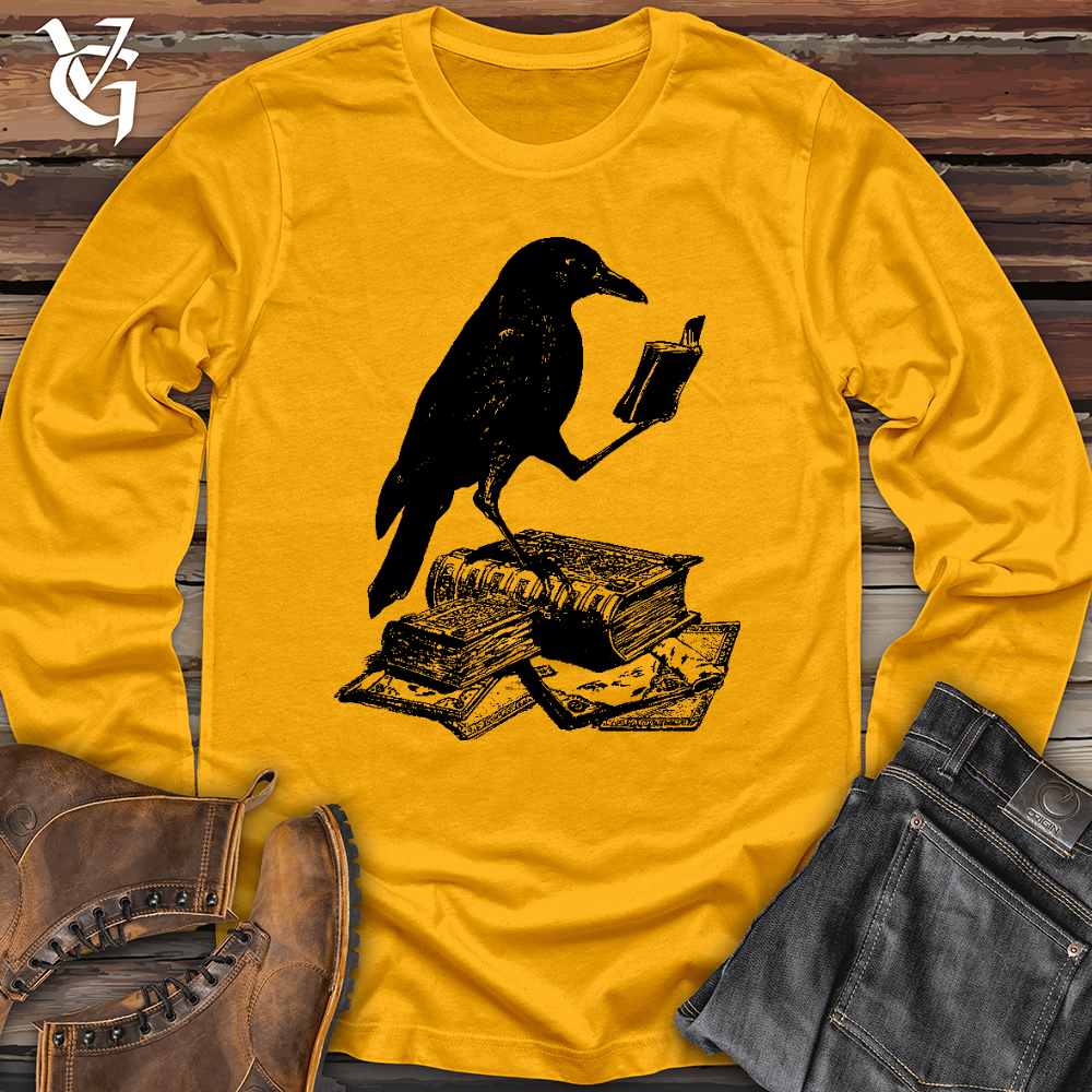 Viking Goods A Little Light Reading Long Sleeve Gold / L