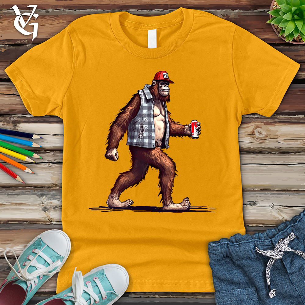 Viking Goods Big Foot Stroll Youth Tee Gold / L