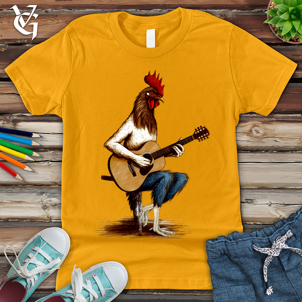 Viking Goods Chicken Guitarist Youth Tee Gold / L