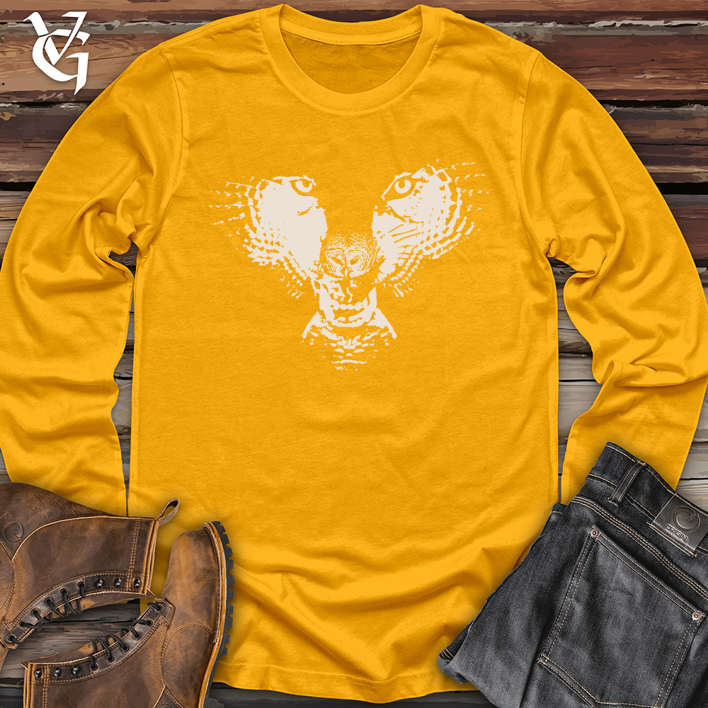 Viking Goods Flying Wolf Long Sleeve Gold / L