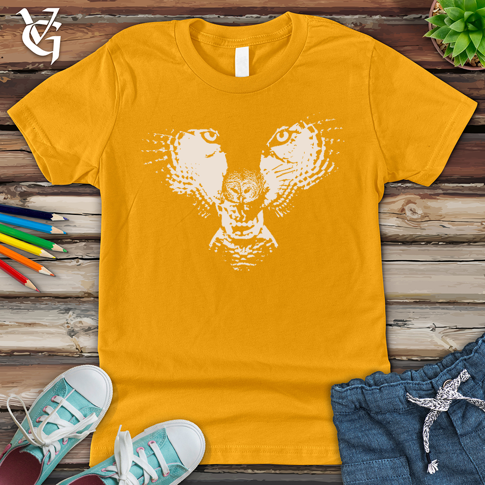 Viking Goods Flying Wolf Youth Tee Gold / L