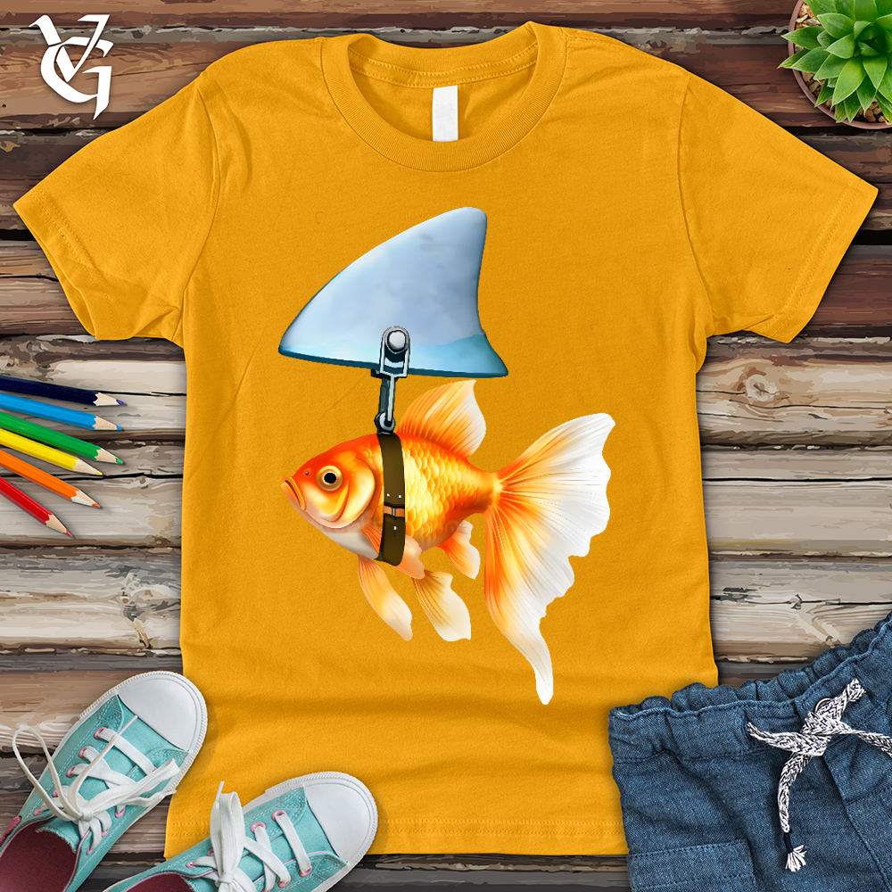 Viking Goods Goldfish Shark Fin Youth Tee Gold / L