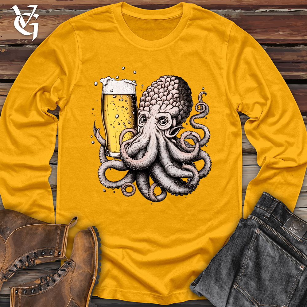 Viking Goods Hoptopus Long Sleeve Gold / L