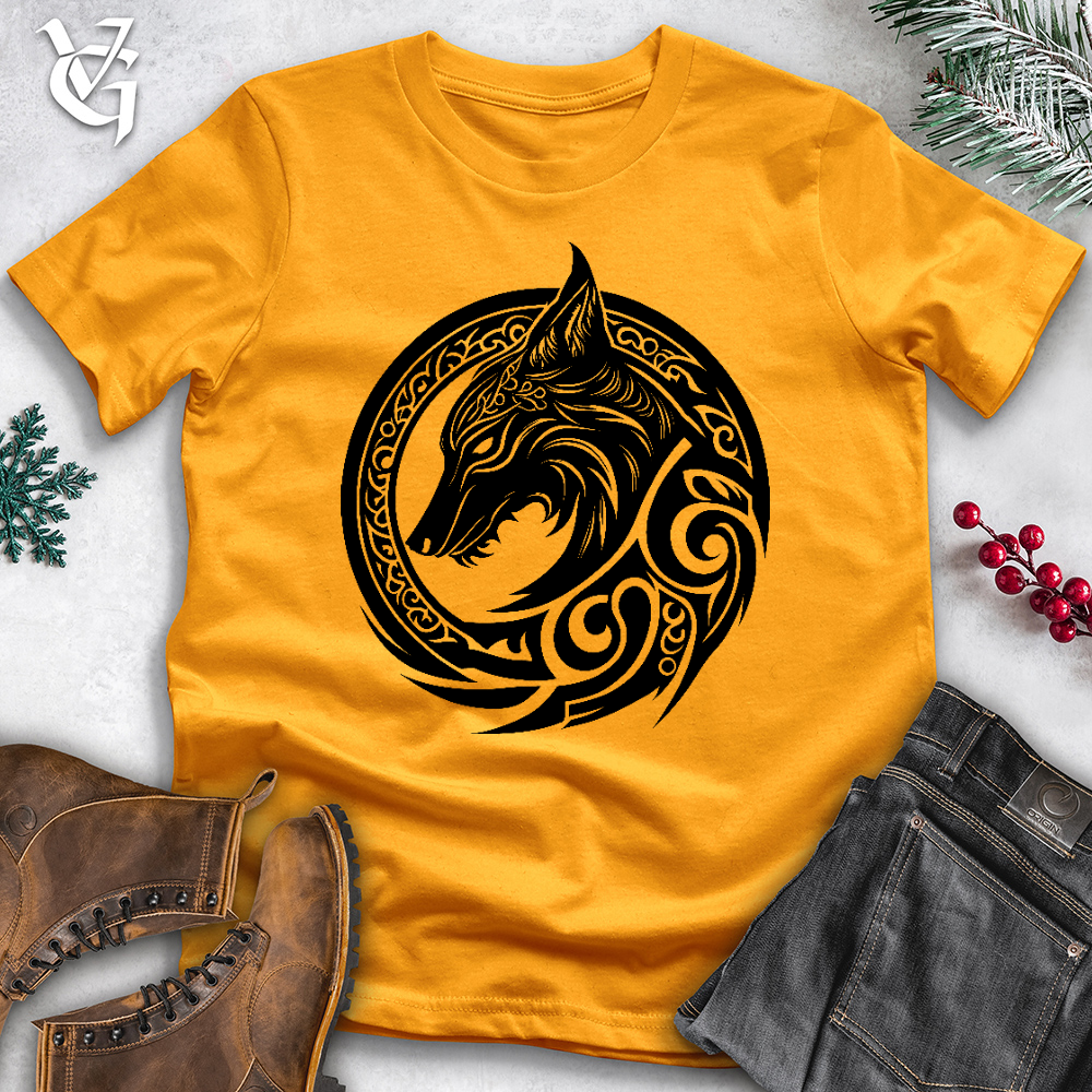 Viking Goods Master Wolf Cotton Tee Gold / L