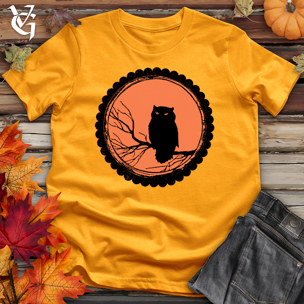 Viking Goods O'hallow's Owl Cotton Tee Gold / L