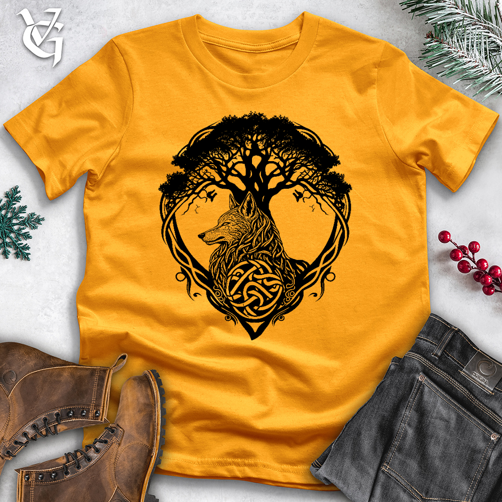 Viking Goods Protector Of The Forest Cotton Tee Gold / L