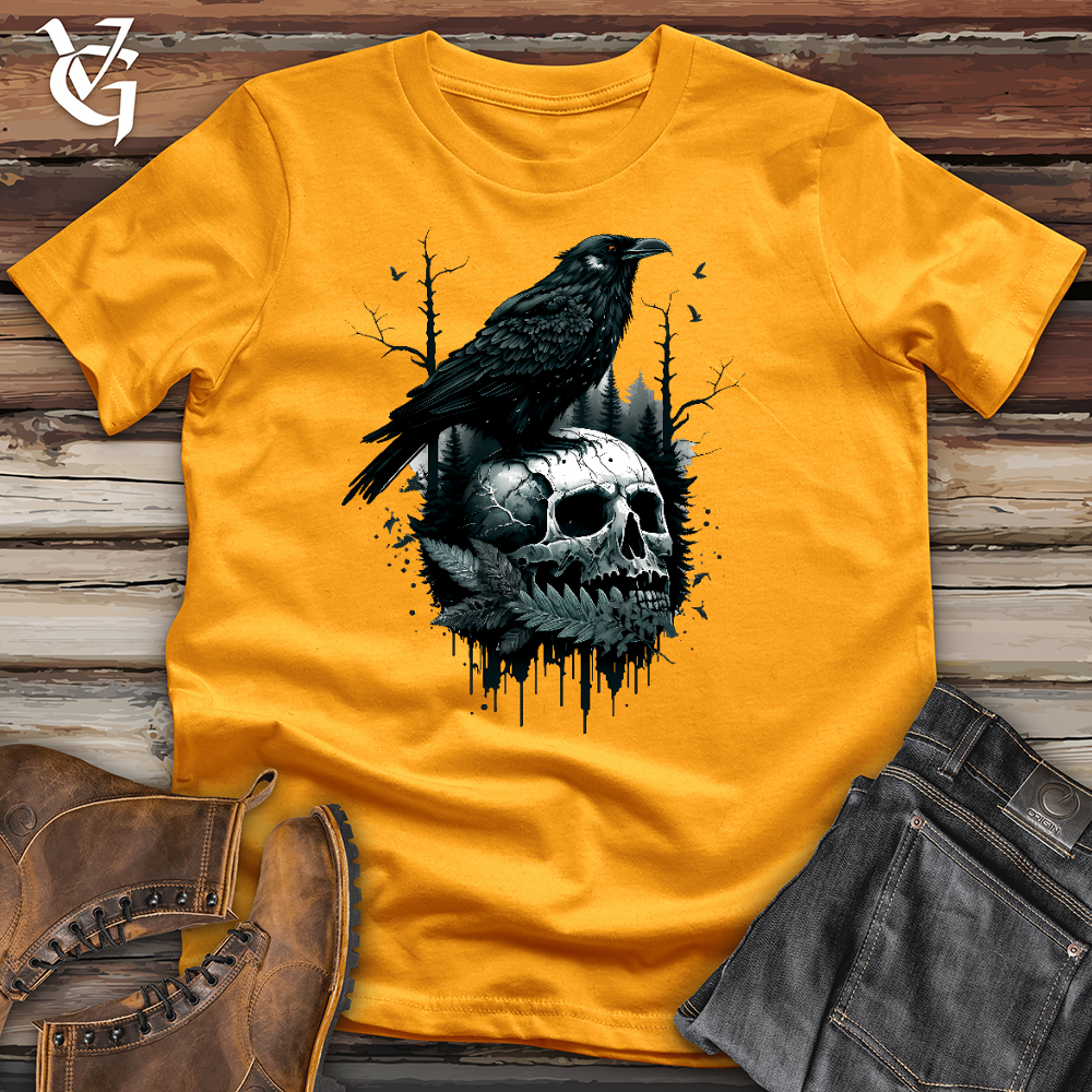 Viking Goods Raven Ringleader Cotton Tee Gold / L