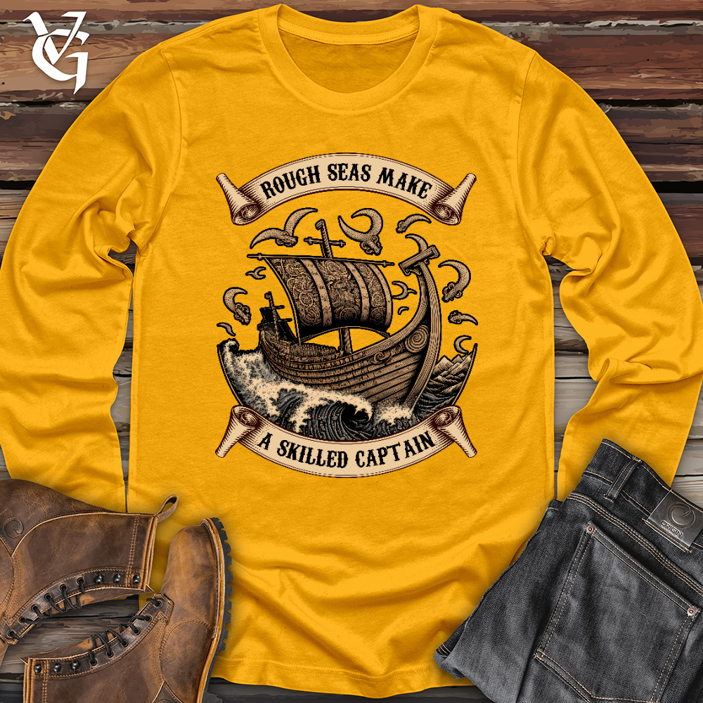 Viking Goods Rough Seas Long Sleeve Gold / L