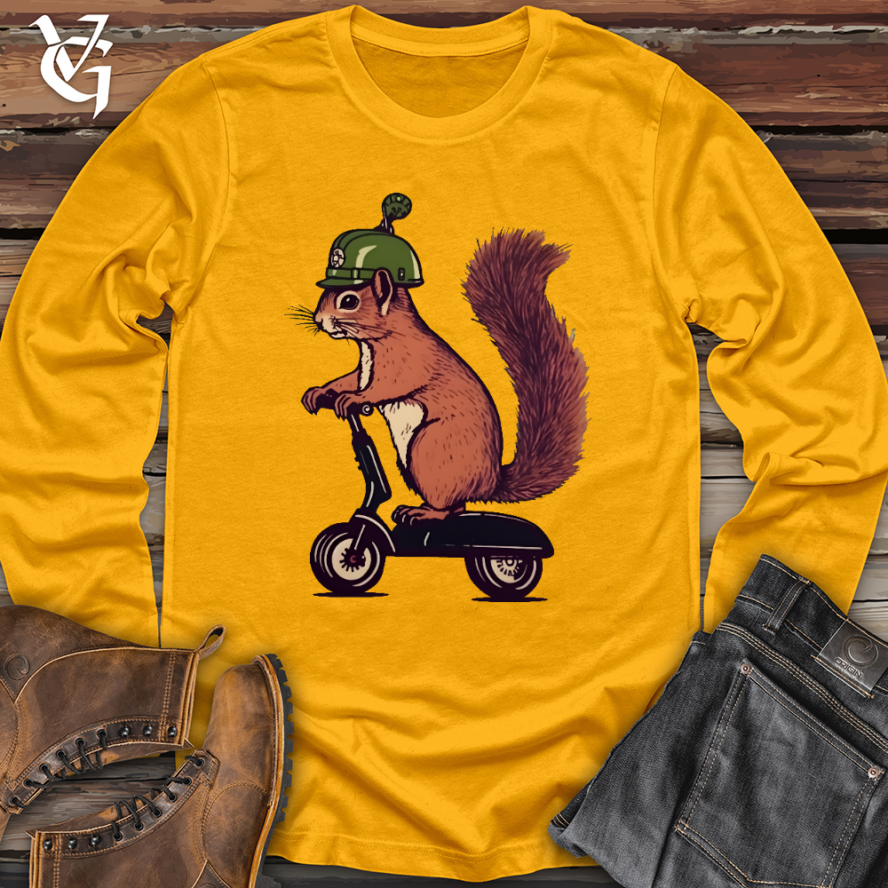 Viking Goods Squirrel Scoot Long Sleeve Gold / L