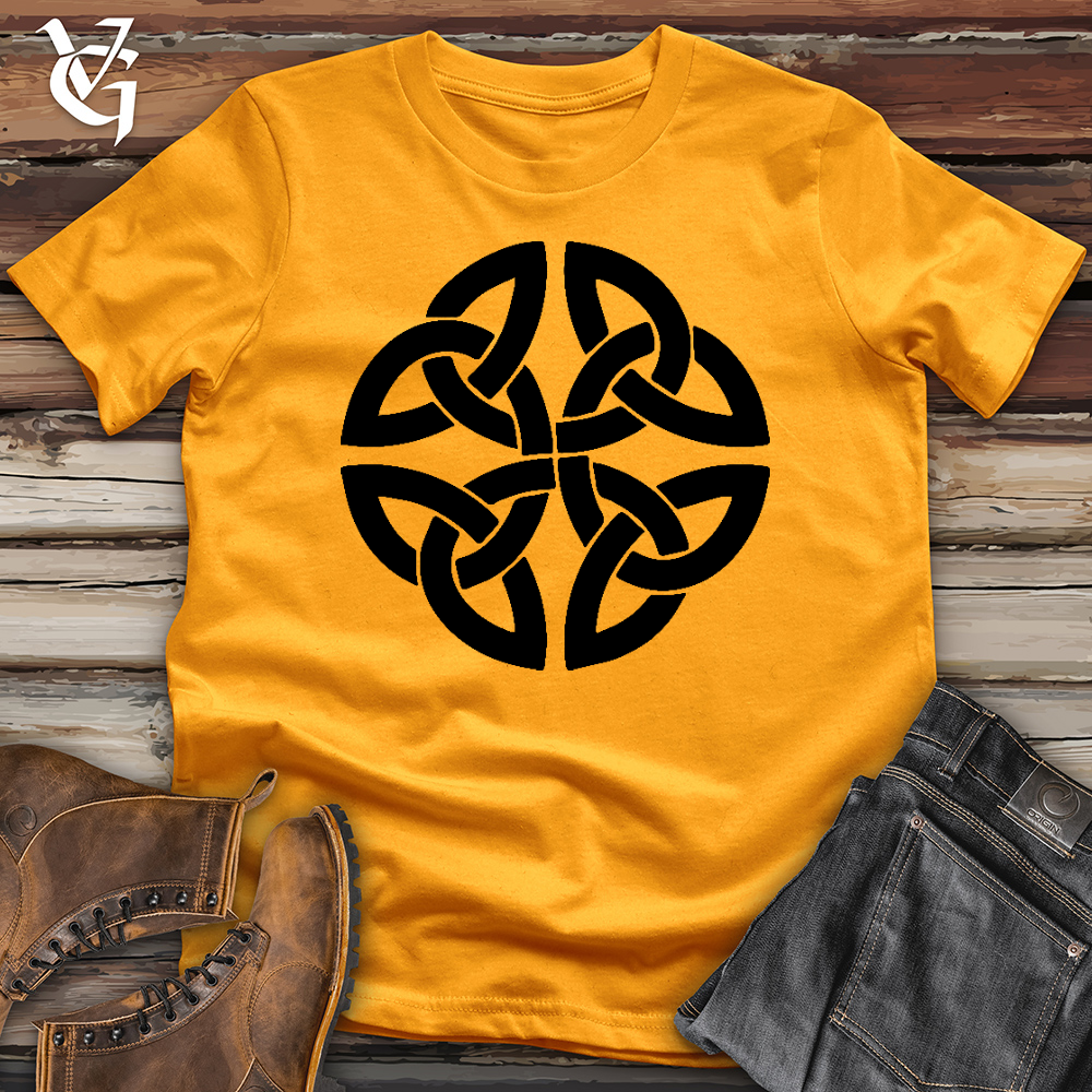 Viking Goods The Celtic Path of Life Cotton Tee Gold / L