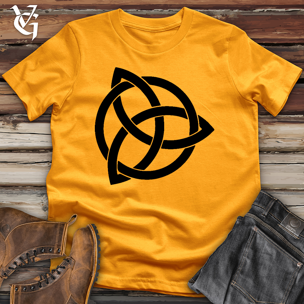 Viking Goods The Celtic Spiral Cotton Tee Gold / L