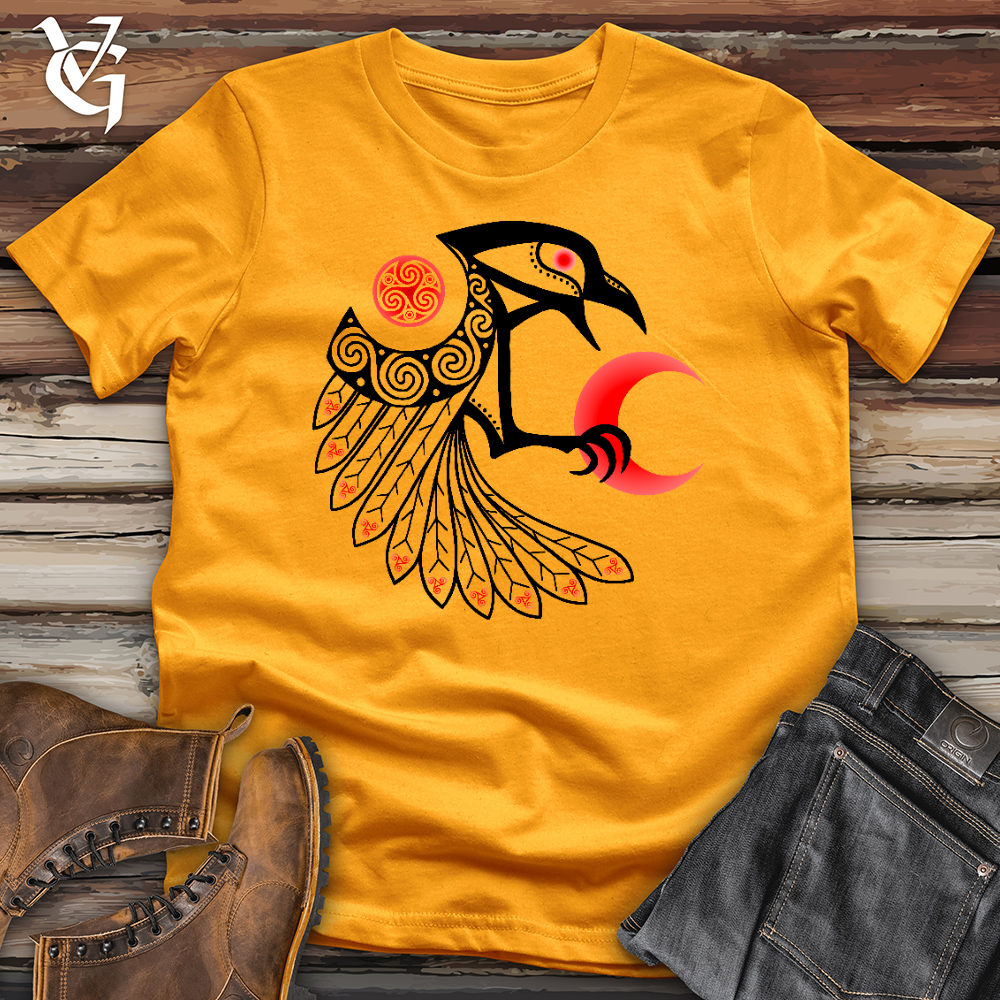 Viking Goods Triskele & The Red Moon B Cotton Tee Gold / L