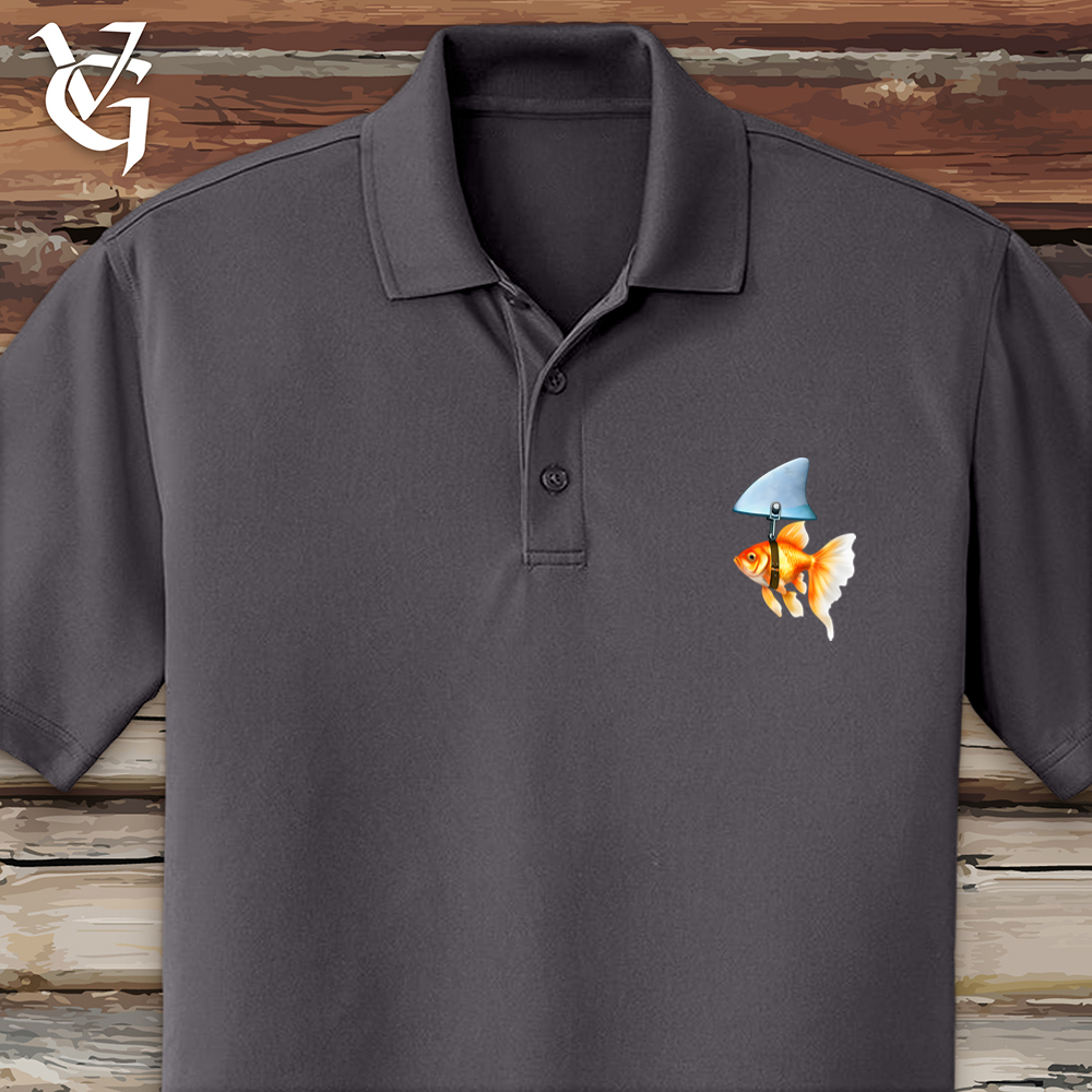 Viking Goods Goldfish Shark Fin Polo Graphite / L