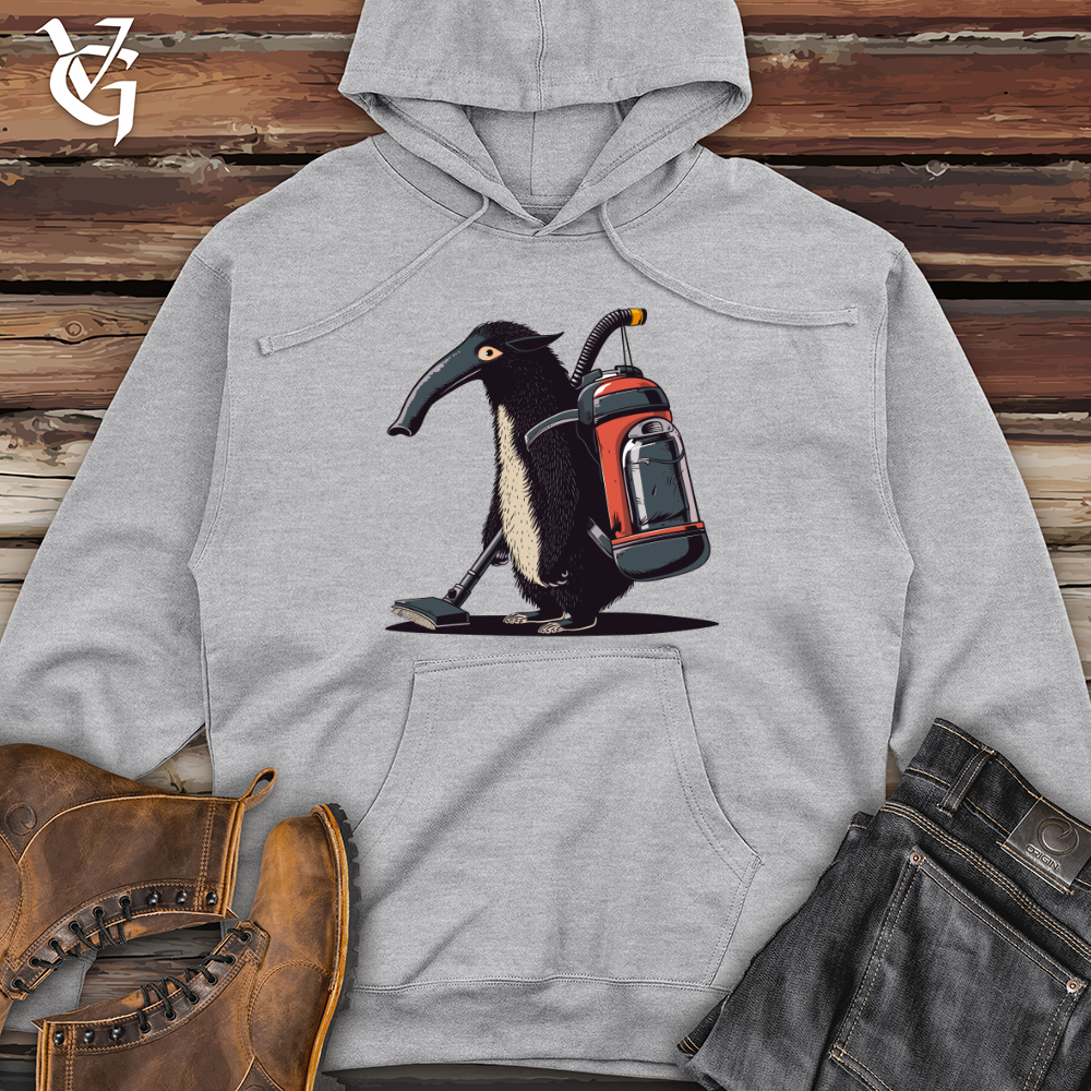 Viking Goods Anteater Cleanup Crew Midweight Hooded Sweatshirt Grey Heather / L