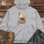 Viking Goods Chicken Cycle Barnyard Joyride Midweight Hooded Sweatshirt Grey Heather / L