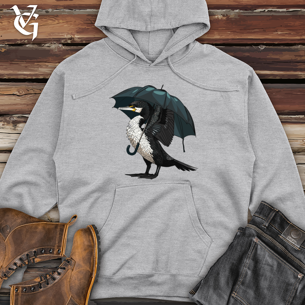 Viking Goods Cormorant Rainy Day Midweight Hooded Sweatshirt Grey Heather / L