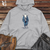 Viking Goods Cow Sweatsuit Crew Midweight Hooded Sweatshirt Grey Heather / L