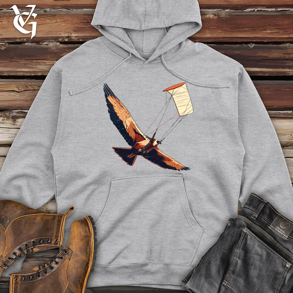 Viking Goods Eagle Glide Adventure Midweight Hooded Sweatshirt Grey Heather / L