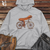 Viking Goods Earthworm Garden Gallop Cycle Adventure Midweight Hooded Sweatshirt Grey Heather / L