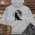 Viking Goods Howling Wolf Resonance Midweight Hooded Sweatshirt Grey Heather / L