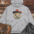 Viking Goods Lion Cowboy Savanna Standoff Style Midweight Hooded Sweatshirt Grey Heather / L