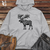 Viking Goods Majestic Moose Silhouette Midweight Hooded Sweatshirt Bone / L