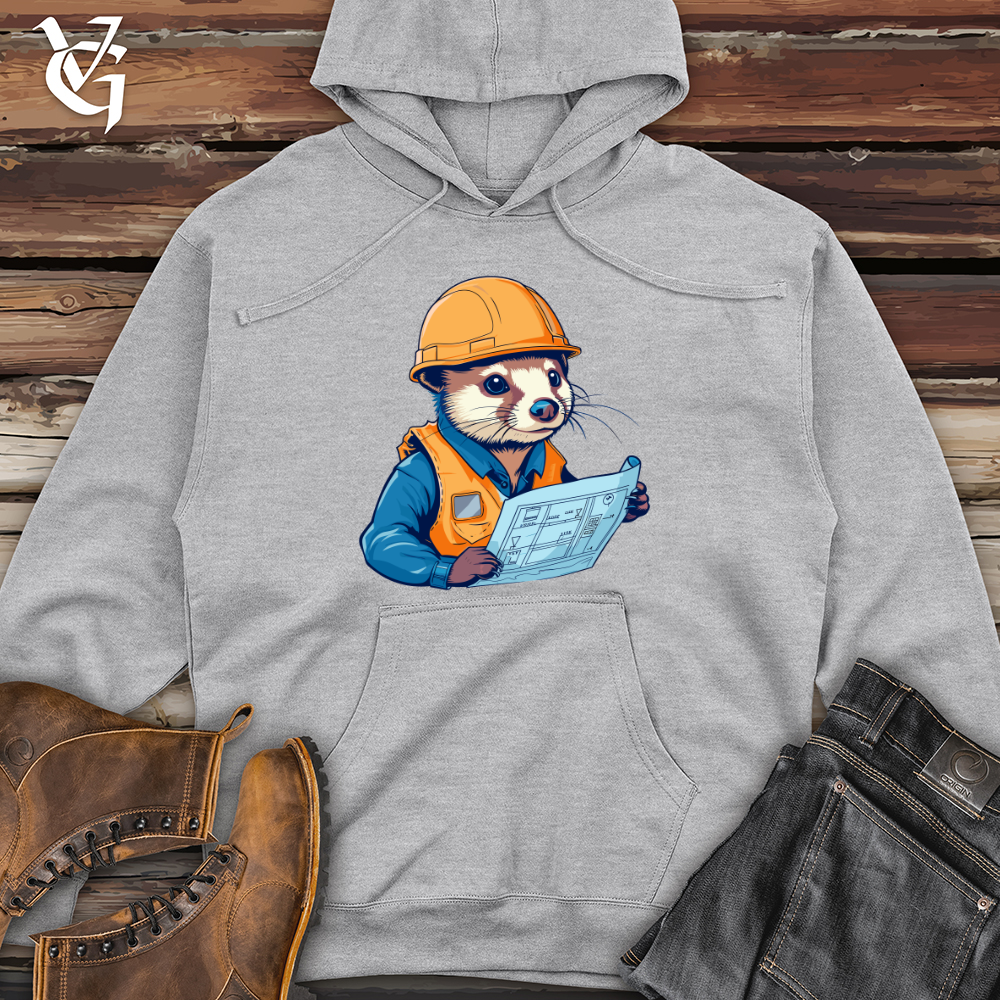 Viking Goods Otter Foreman Expert Midweight Hooded Sweatshirt Grey Heather / L