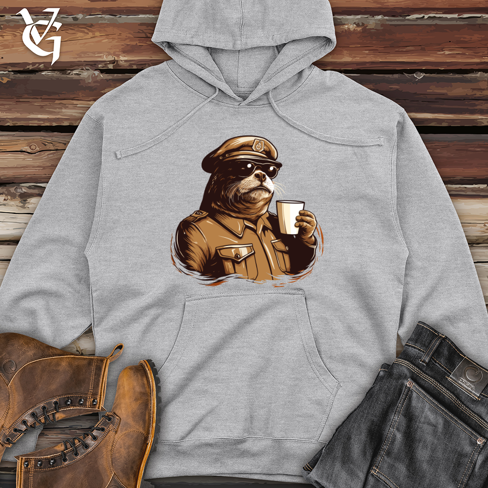 Viking Goods Otter Sergeant Break Midweight Hooded Sweatshirt Grey Heather / L