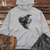 Viking Goods Raven Mystical Flight Midweight Hooded Sweatshirt Bone / L