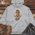 Viking Goods Seahorse Ocean Sip Coffee Calm Midweight Hooded Sweatshirt Grey Heather / L