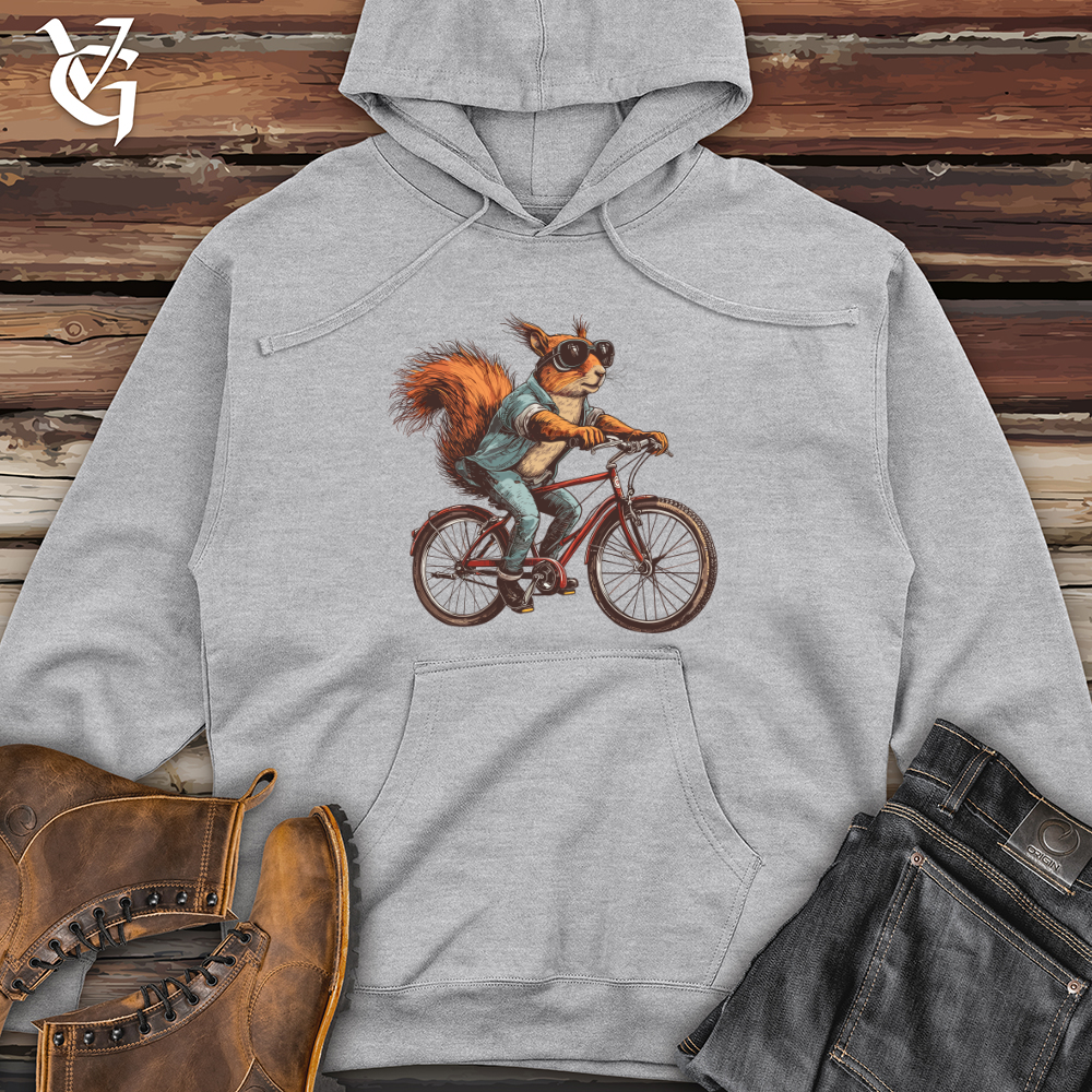 Squirrel Biker Cruise Hoodie Stay Cozy on the Wild Side Viking Goods Company