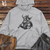 Viking Goods Viking Warrior Emblem Midweight Hooded Sweatshirt Bone / L