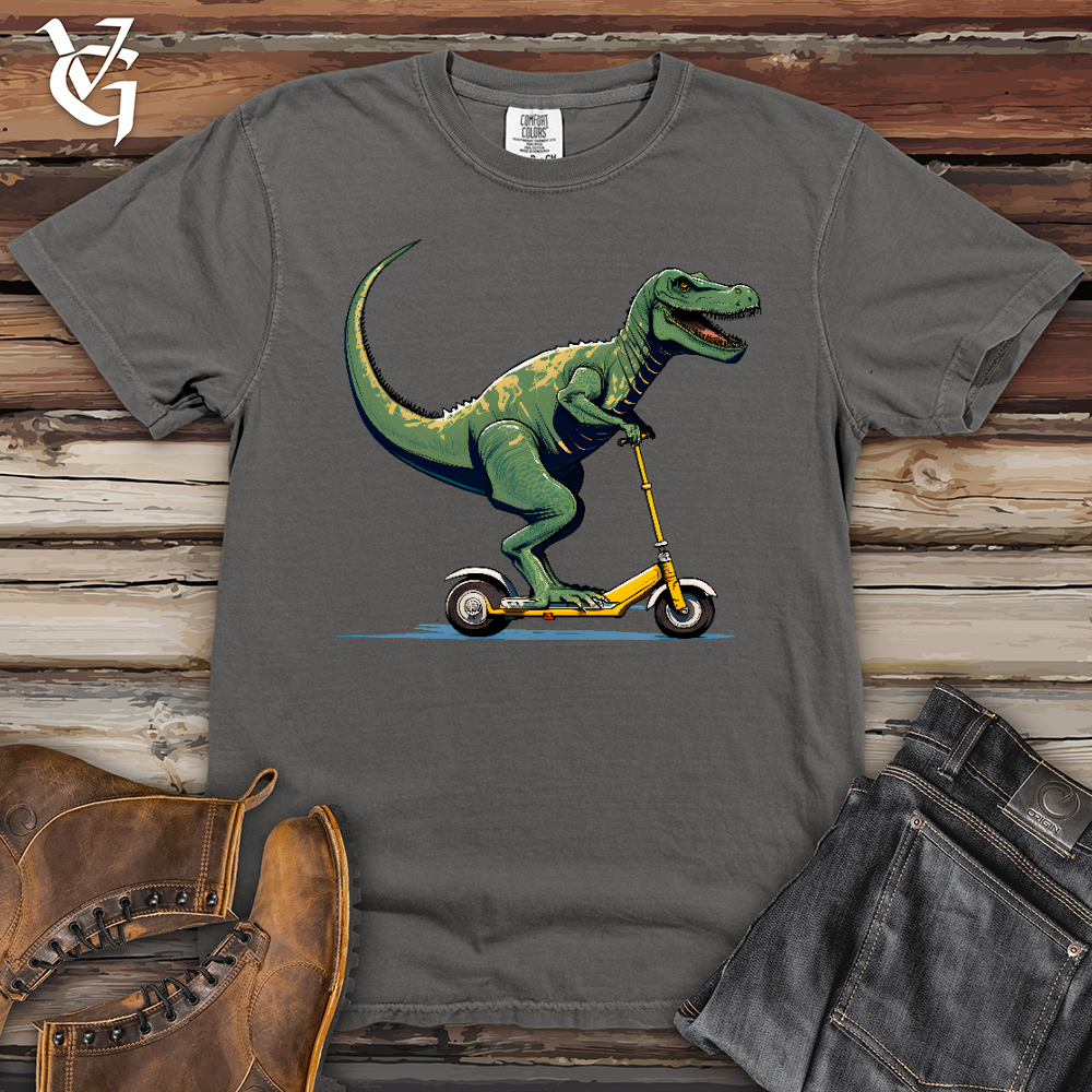 Viking Goods Dino Scoot Heavy Cotton Comfort Colors Tee Grey / L