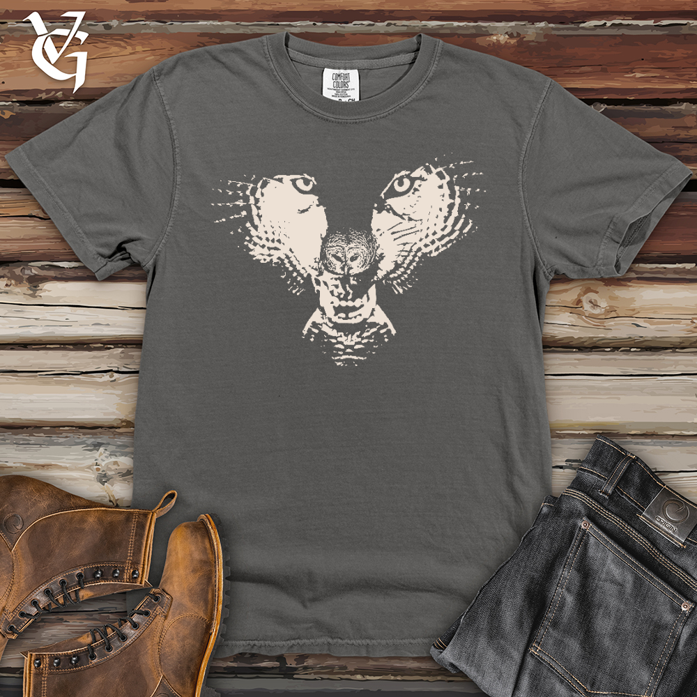 Viking Goods Flying Wolf Heavy Cotton Comfort Colors Tee Grey / L