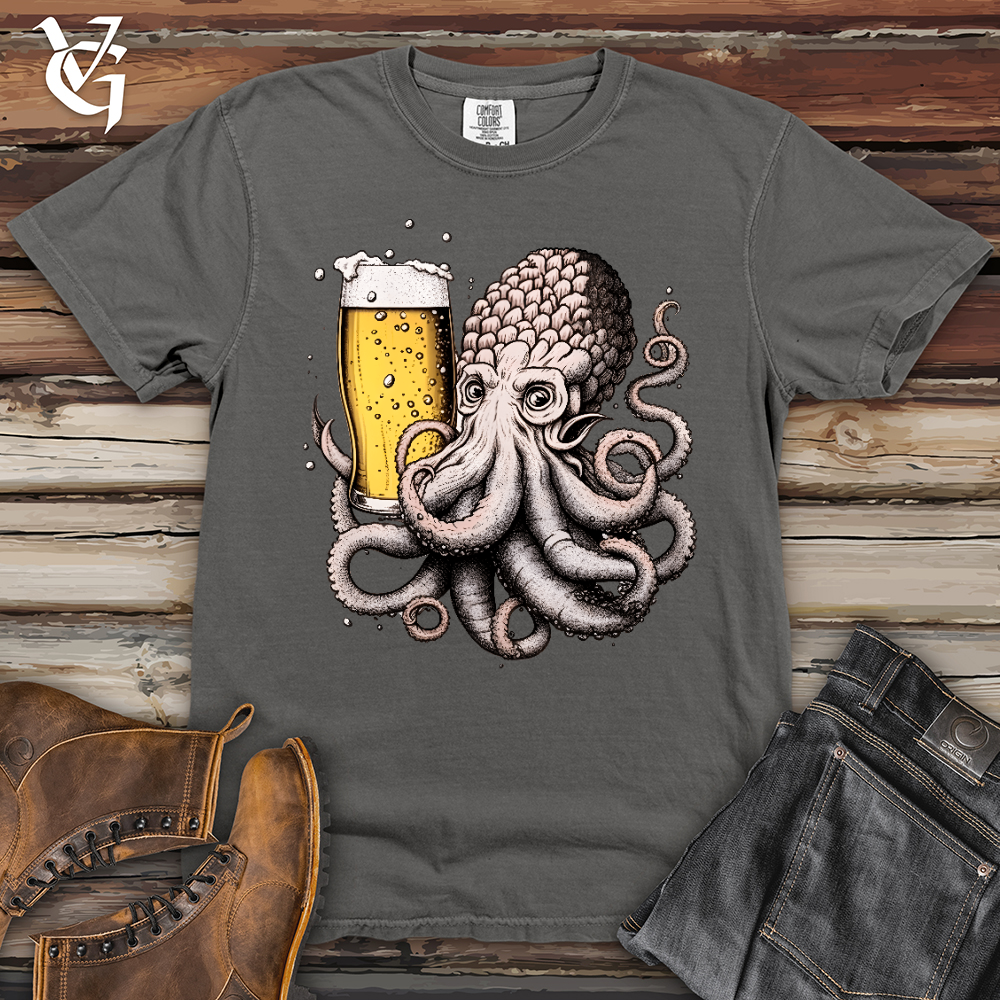 Viking Goods Hoptopus Heavy Cotton Comfort Colors Tee Grey / L