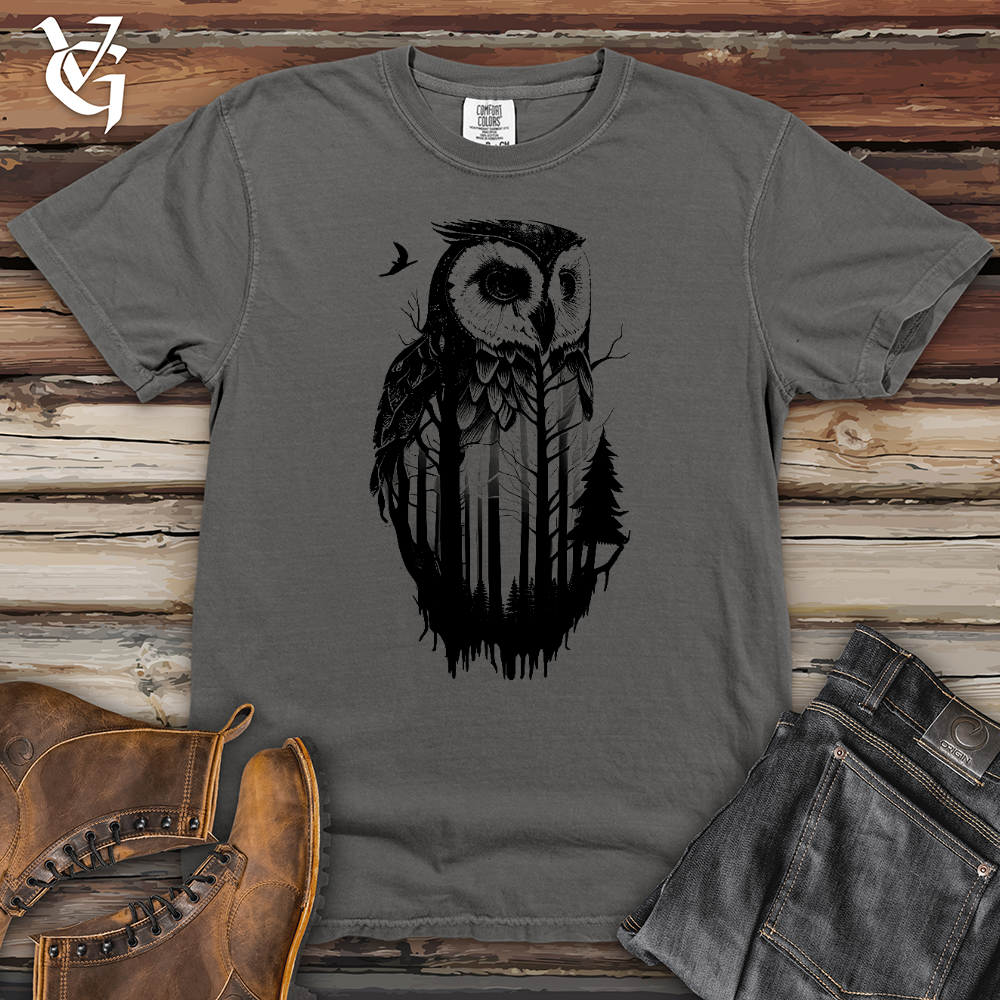 Viking Goods Owl Soul Heavy Cotton Comfort Colors Tee Grey / L