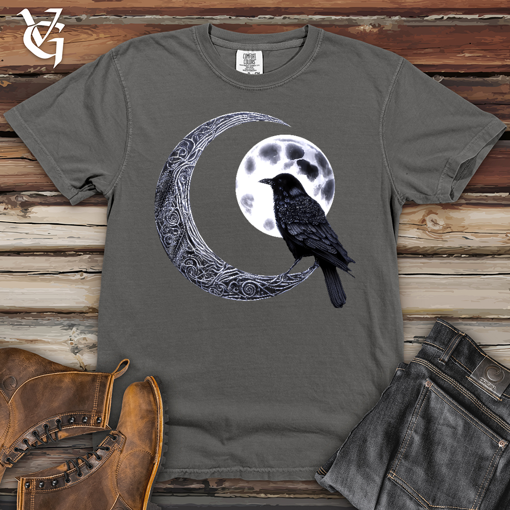 Viking Goods Raven & Moon Negotiations Heavy Cotton Comfort Colors Tee Grey / L