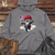 Viking Goods Skydiving Pig Parachute Adventure Midweight Hooded Sweatshirt Gunmetal Heather / L