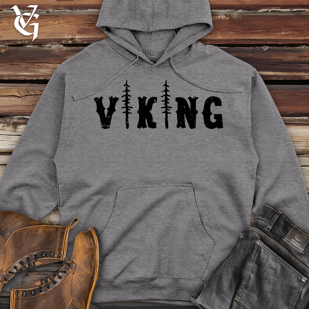 Viking Goods Viking Midweight Hooded Sweatshirt Gunmetal Heather / L