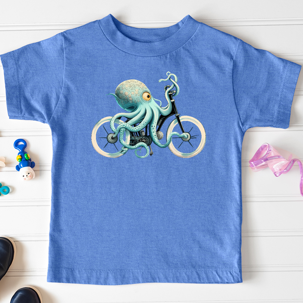 Viking Goods Octobike Toddler Tee Heather Columbia Blue / 2T