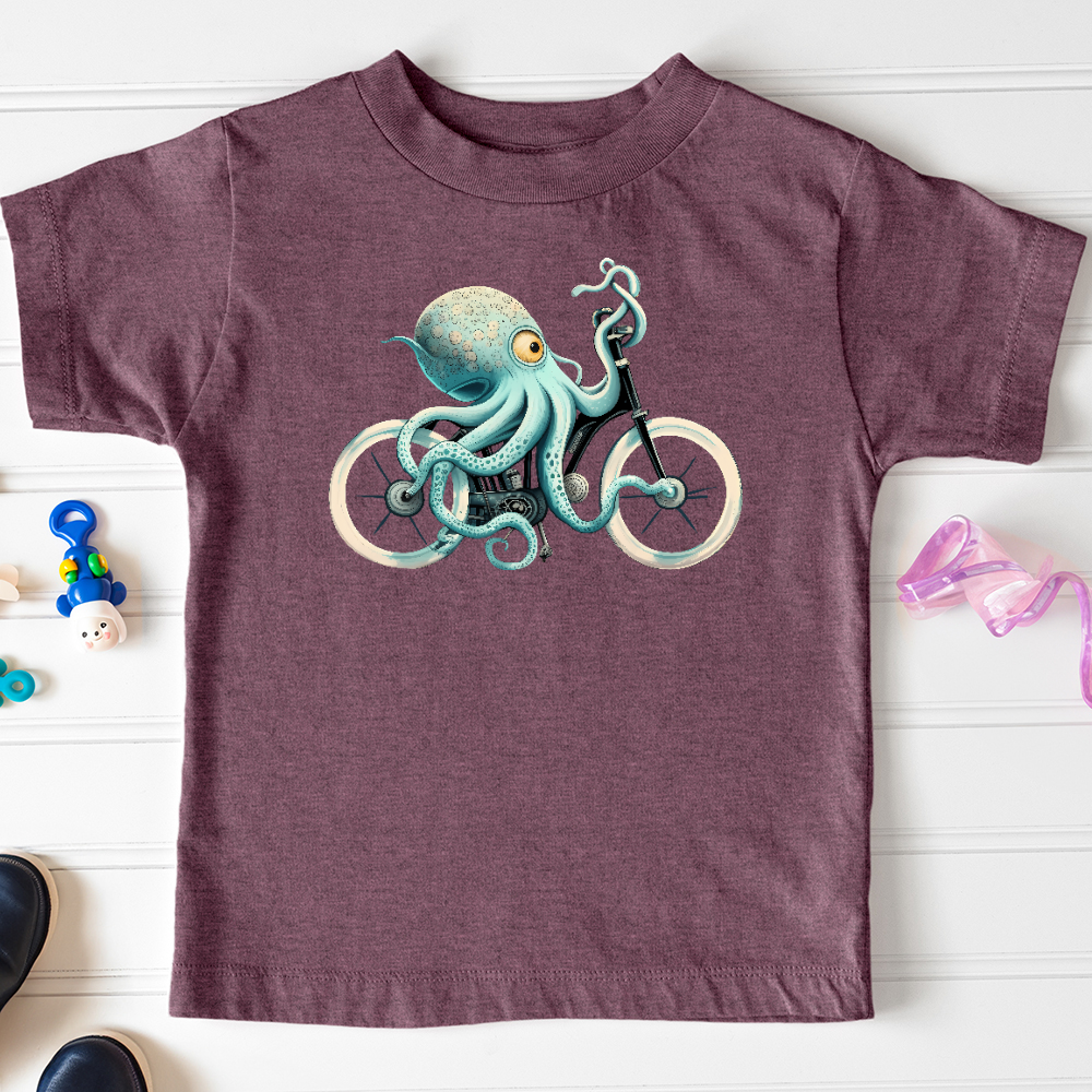 Viking Goods Octobike Toddler Tee Heather Maroon / 2T