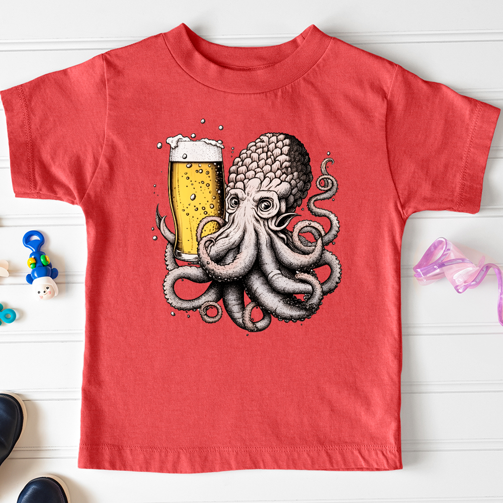 Viking Goods Hoptopus Toddler Tee Heather Red / 2T