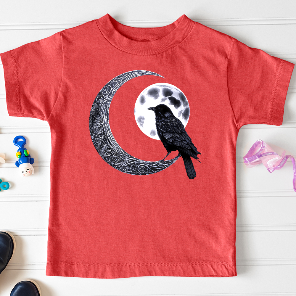 Viking Goods Raven &amp; Moon Negotiations Toddler Tee Heather Red / 2T
