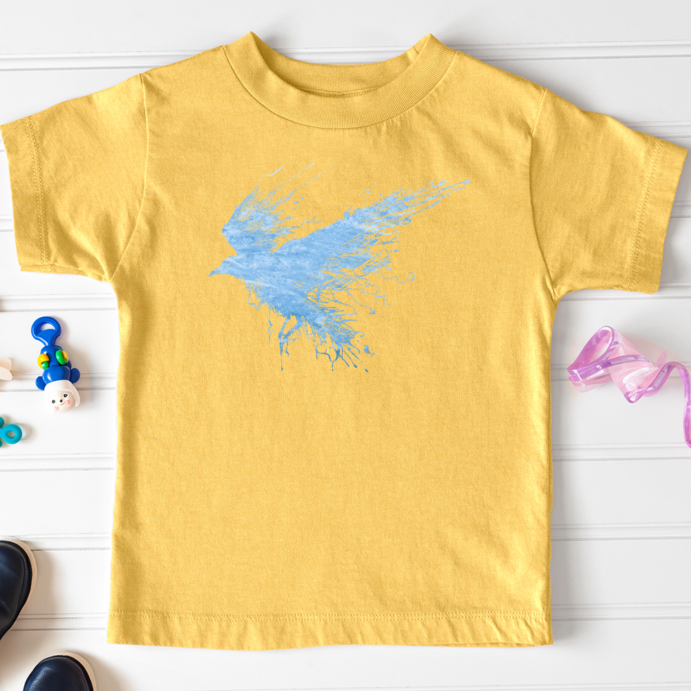 Viking Goods Smokey Winter Raven Toddler Tee Heather Yellow Gold / 2T