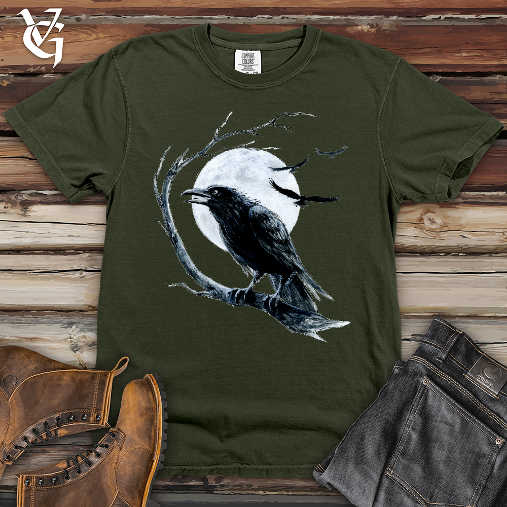 Viking Goods Cold Winter Raven Heavy Cotton Comfort Colors Tee Hemp / L
