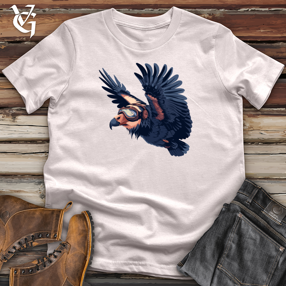 Viking Goods Aviator Eagle Flight Softstyle Tee Ice Grey / L