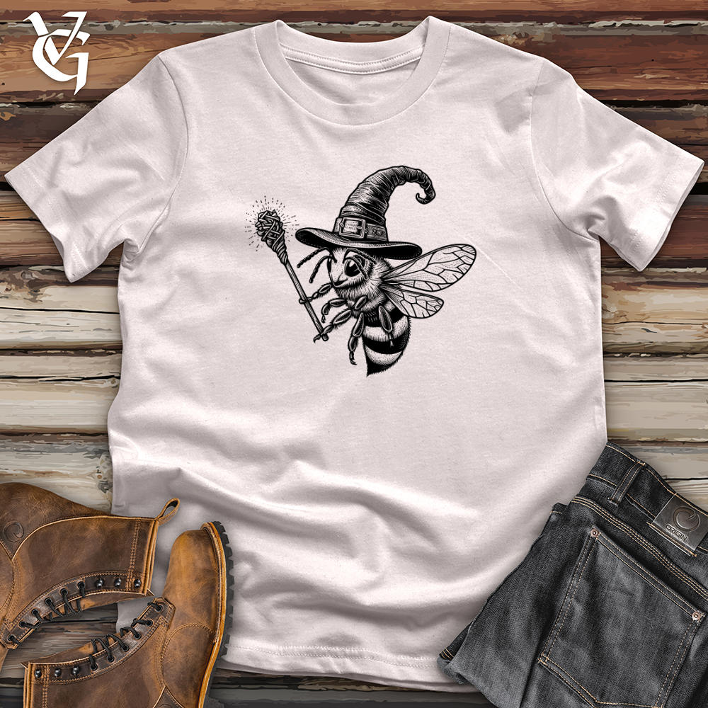 Viking Goods Bee in Witch Hat Softstyle Tee Ice Grey / L